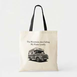 Tote Bag L'aventure Les Montagnes Appellent Mon Nom