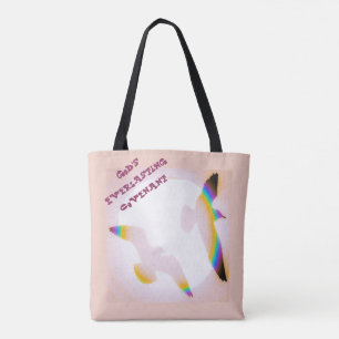Tote Bag LavishlyOn Rainbow Birds Soleil Sky