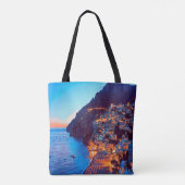 Tote Bag ldp POSITANO Côte Amalfi - coucher de soleil pris (Dos)