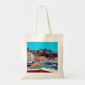 Tote Bag ldp SORRENTO - panorama - plage - (Devant)