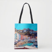 Tote Bag ldp SORRENTO - panorama - plage - (Devant)