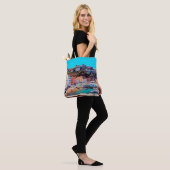 Tote Bag ldp SORRENTO - panorama - plage - (Sur le modèle)