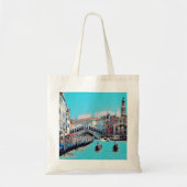 Tote Bag ldp VENICE - gondolas - rialto - (Devant)