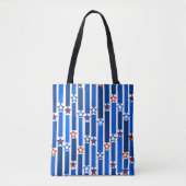 Tote Bag Le 4 juillet Etoiles et rayures (Devant)