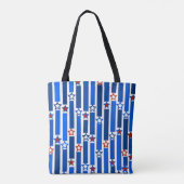 Tote Bag Le 4 juillet Etoiles et rayures (Dos)