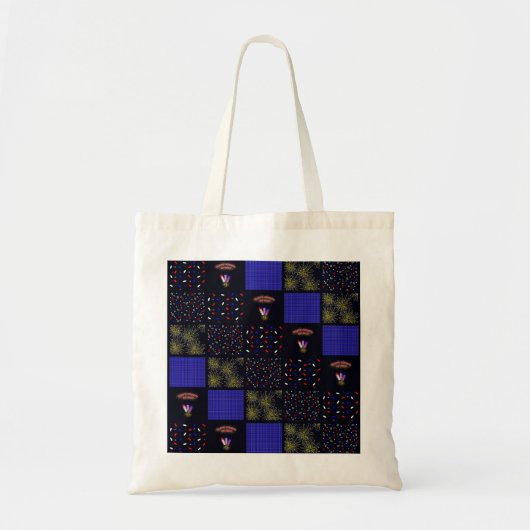 Tote Bag Le 4 juillet Patchwork Motif - le 4 juillet (Devant)
