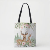 Tote Bag Le Baby shower des animaux des bois (Devant)