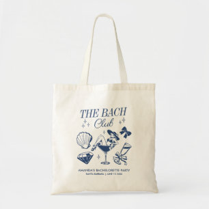 Tote Bag Le Bach Club Beach Wedding Bachelorette Party