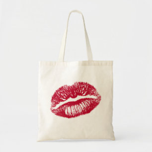 Tote Bag Le Baiser, Lèvres Rouges
