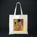 Tote Bag Le baiser par Gustav Klimt<br><div class="desc">Cette peinture intitulée le baiser est faite par l'artiste célèbre, Gustav Klimt. Au sujet de Gustav Klimt Gustav Klimt était un peintre et symbolistes autrichiens des membres les plus importants du mouvement de secession de Vienne. Il est devenu un des membres fondateurs et du président de la saucisse Sezession en...</div>