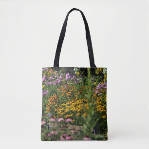 Tote Bag Le banc dans les jardins de tente