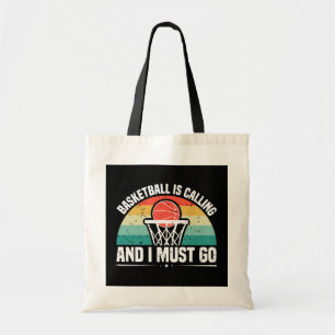 Tote Bag Le basket-ball est en appel et je dois y aller
