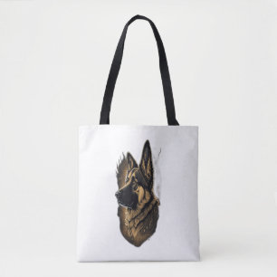 Tote Bag Le berger allemand