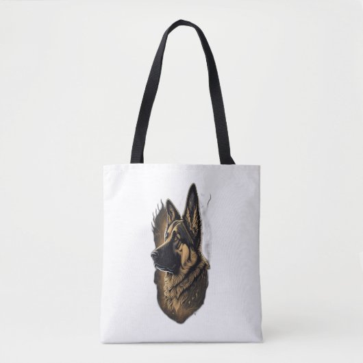 Tote Bag Le berger allemand (Devant)