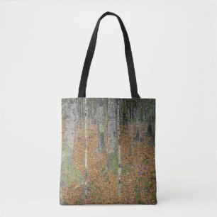 Tote Bag Le bois de bouleau par Gustav Klimt