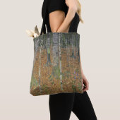 Tote Bag Le bois de bouleau par Gustav Klimt (De près)