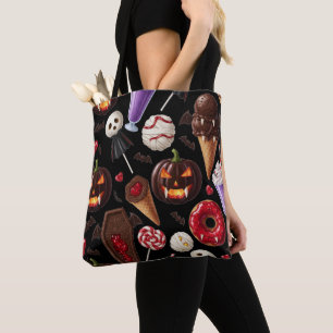 Tote Bag Le bonbon d'Halloween de Dracula