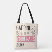 Tote Bag Le bonheur a vos clous faits (Dos)