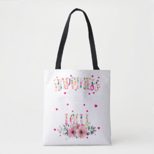 Tote Bag Le bonheur est d'être une mère de Lolli Floral Mim