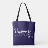 Tote Bag Le bonheur est en mer (Dos)