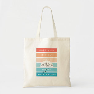Tote Bag Le bonheur est une journée passée à randonnée avec