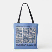 Tote Bag Le bonheur regarde les AMIS™ encore et encore (Dos)