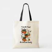 Tote Bag Le Boo Crew Trick ou Treat Halloween Custom (Dos)