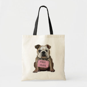 Tote Bag Le bouledogue libèrent des étreintes