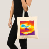 Tote Bag Le bourbier psychédélique (Devant (produit))