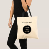 Tote Bag Le budget ajoutent vos emballages promotionnels de (Devant (produit))