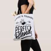 Tote Bag Le café et les amis font le mélange parfait (De près)