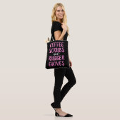 Tote Bag Le café frotte et les femmes en caoutchouc de (Sur le modèle)
