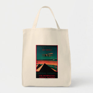 Tote Bag Le Caire - Bagdad - poster vintage d'air de