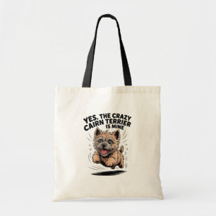Tote Bag Le Cairn Terrier fou est à moi