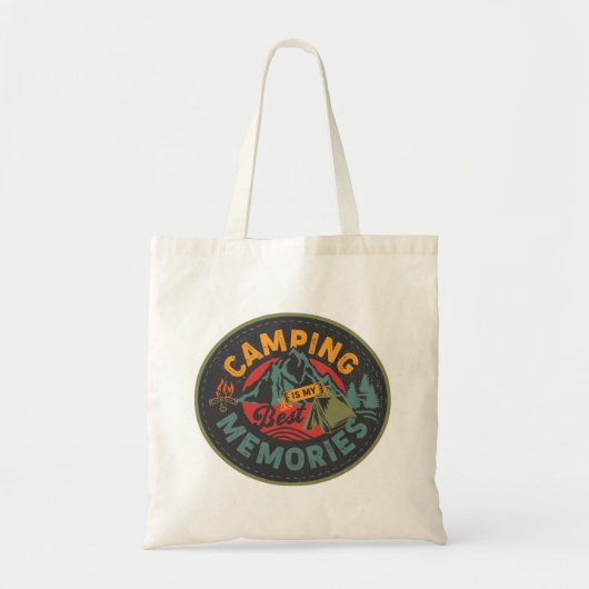 Tote Bag Le Camping Est Mon Meilleur Souvenir (Devant)