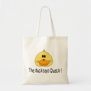 Tote Bag Le canard indique le charlatan