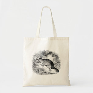 Tote Bag Le canard vintage a affiché les animaux