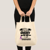 Tote Bag Le Cancer d'ESSENTIEL a rencontré son plus mauvais (Devant (produit))