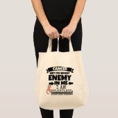 Tote Bag Le Cancer utérin a rencontré son plus mauvais (Devant (produit))