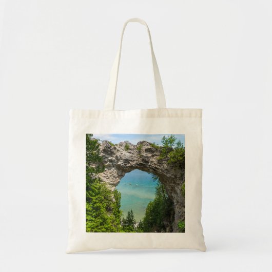 Tote Bag Le Canoë À Arch Rock (Devant)