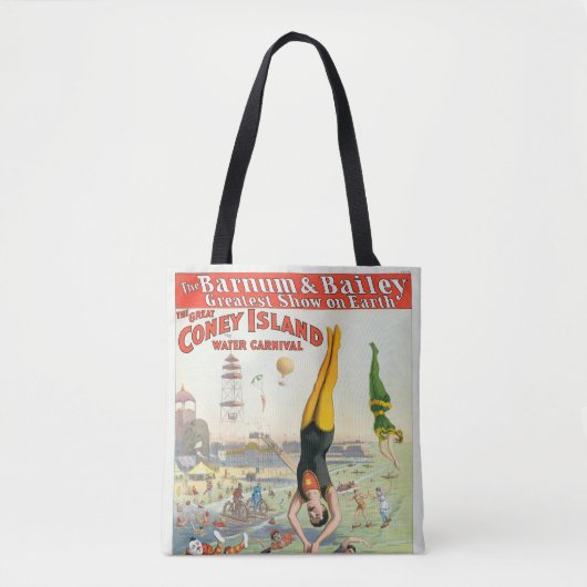 Tote Bag Le Carnaval de la Grande île de Coney (Devant)