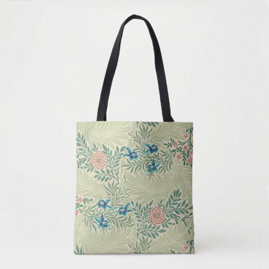 Tote Bag Le célèbre motif Larkspur de William Morris (Devant)