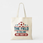 Tote Bag Le Champ Appelle Et Je Dois Y Aller (Dos)