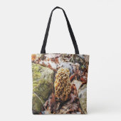 Tote Bag Le champignon Morel dans la nature (Dos)