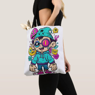 Tote Bag Le chaos du dessin urbain