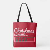 Tote Bag Le chargement de Noël... (Dos)