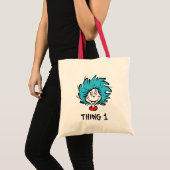 Tote Bag Le Chat dans le Chapeau | Chose numéro un (Devant (produit))