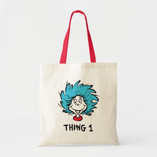 Tote Bag Le Chat dans le Chapeau | Chose numéro un (Devant)
