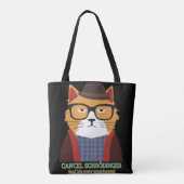 Tote Bag Le chat de Schrodinger (Dos)
