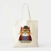 Tote Bag Le chat de Schrodinger (Devant)
